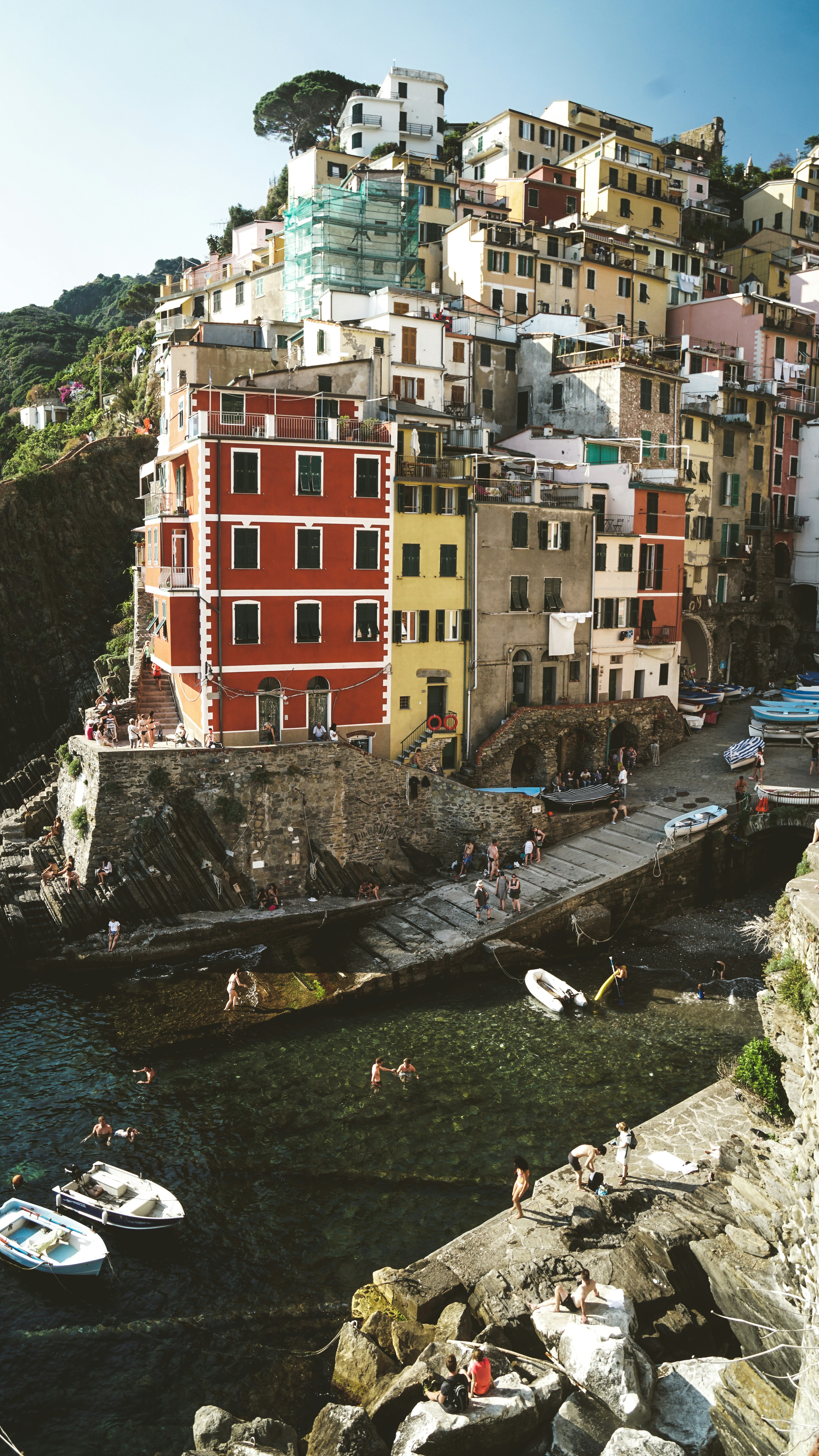 Colorful Italian Coastal Village
