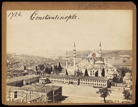 1924 Constantinople St Sophia View