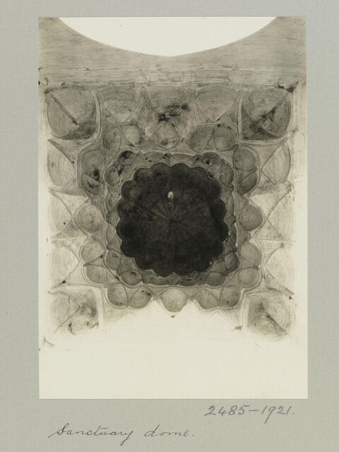 Vintage Photo of Sanctuary Dome Ceiling