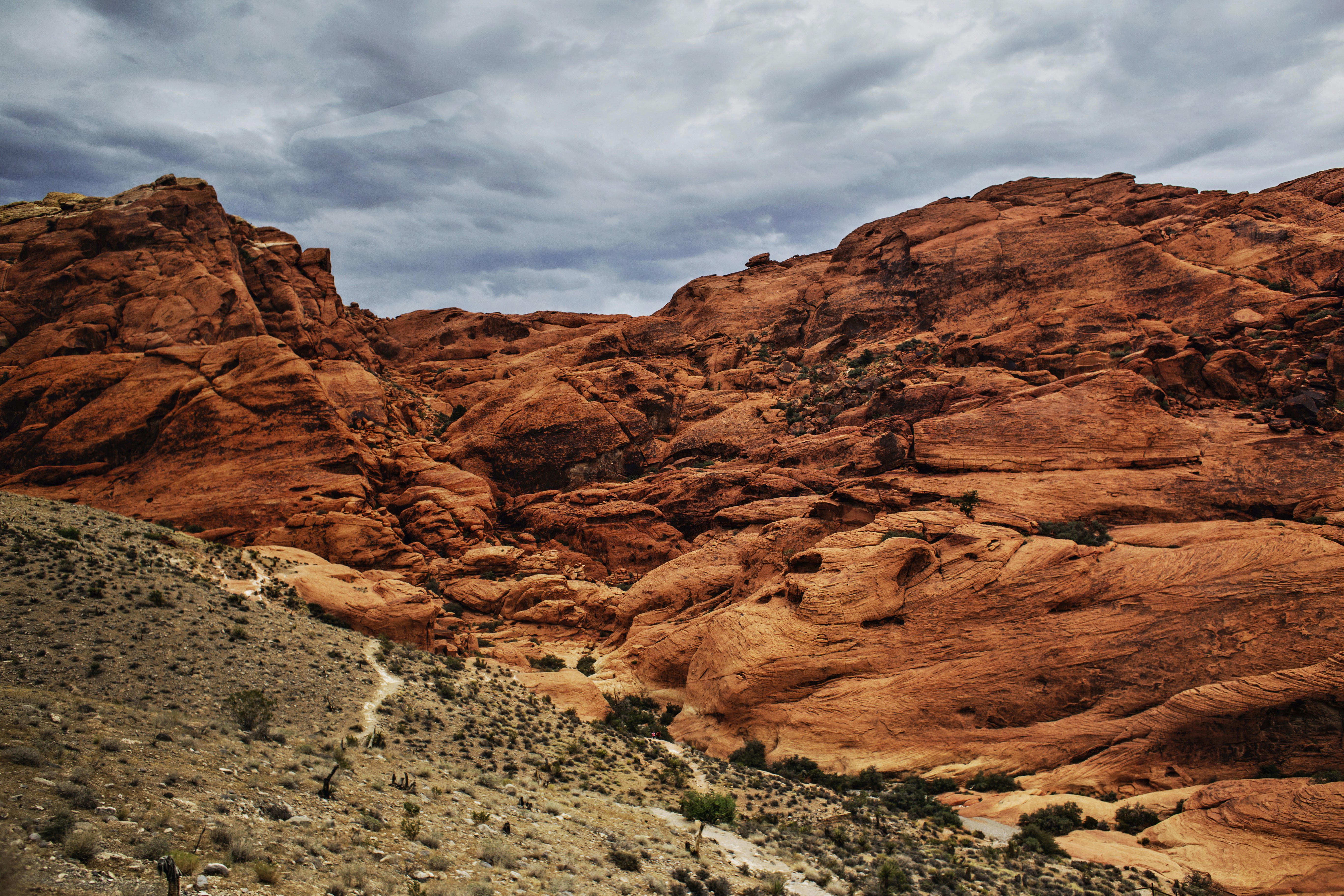 Red Rock Desert Mountain Landscape