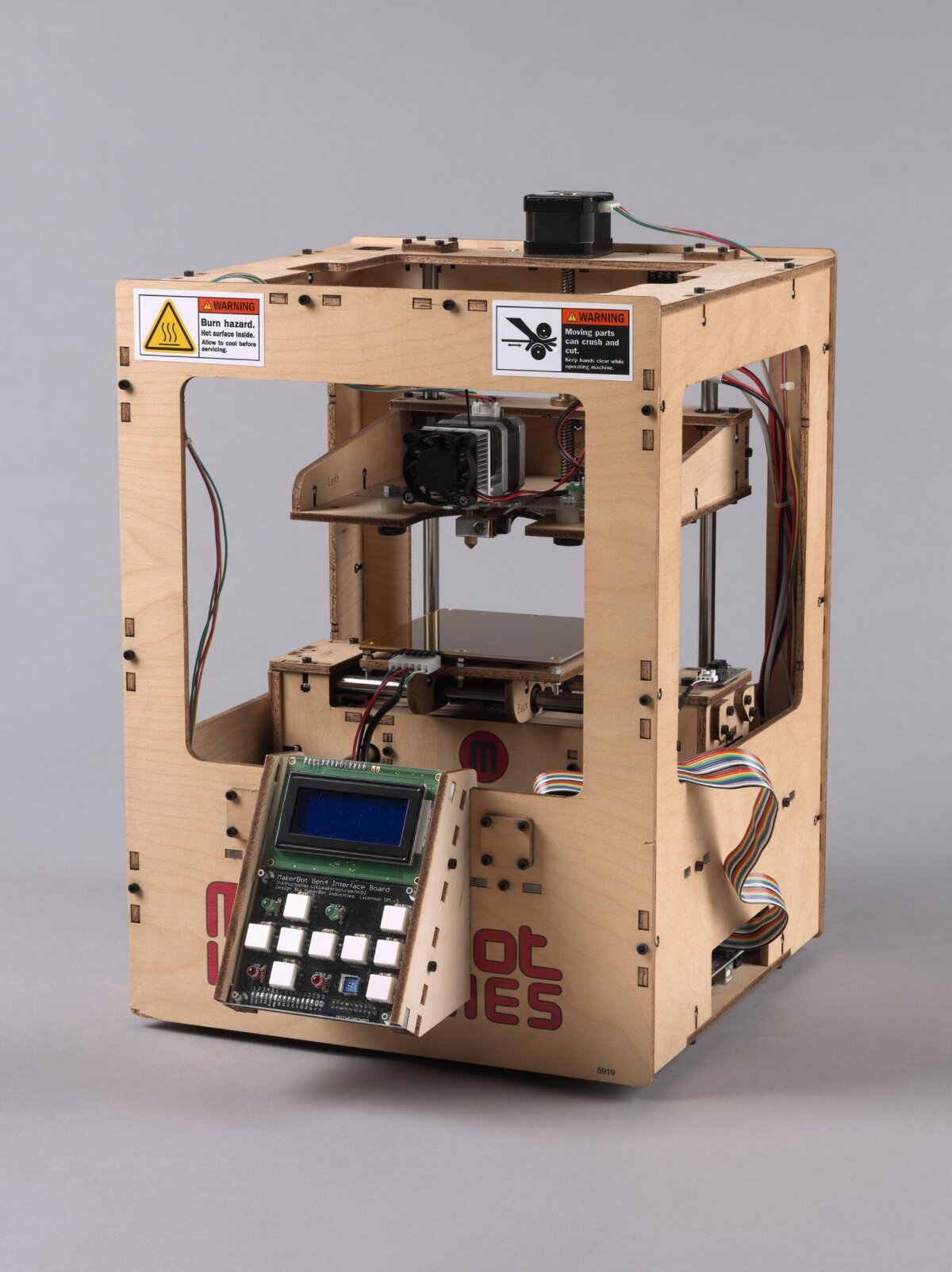 Early DIY Wooden 3D Printer
