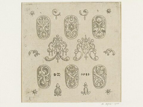 Antique Ornamental Design Sketch