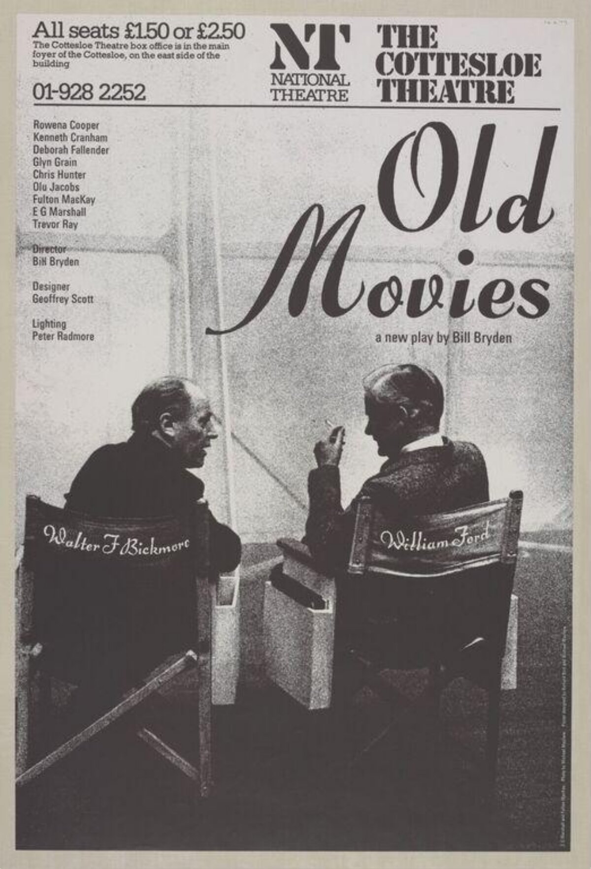 Old Movies National Theatre Play Poster