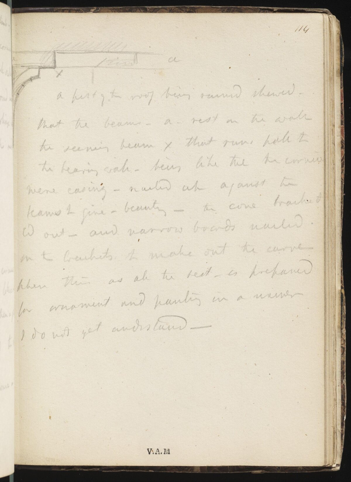 Handwritten Notes on Old Notebook Page
