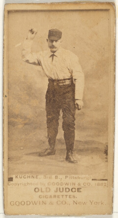 1882 Old Judge Kuchne Baseball Card