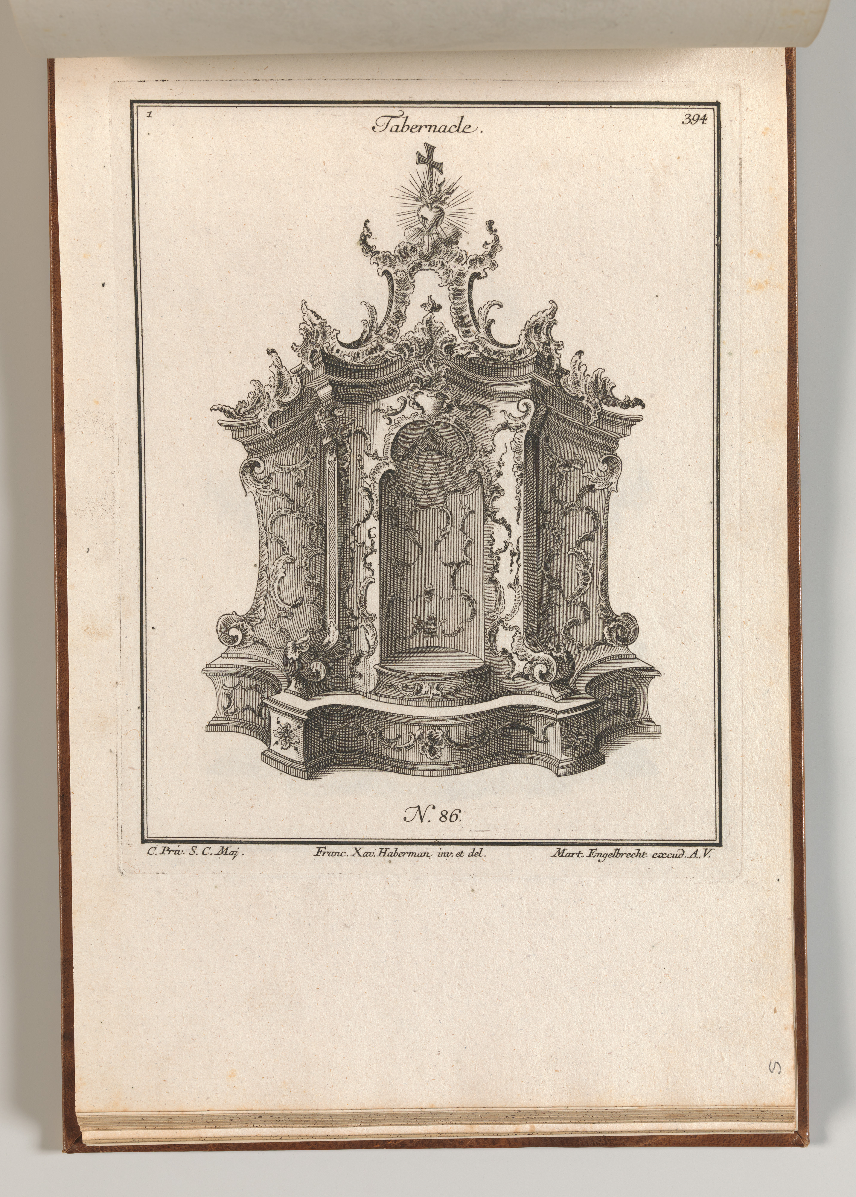 Antique Engraved Tabernacle Design