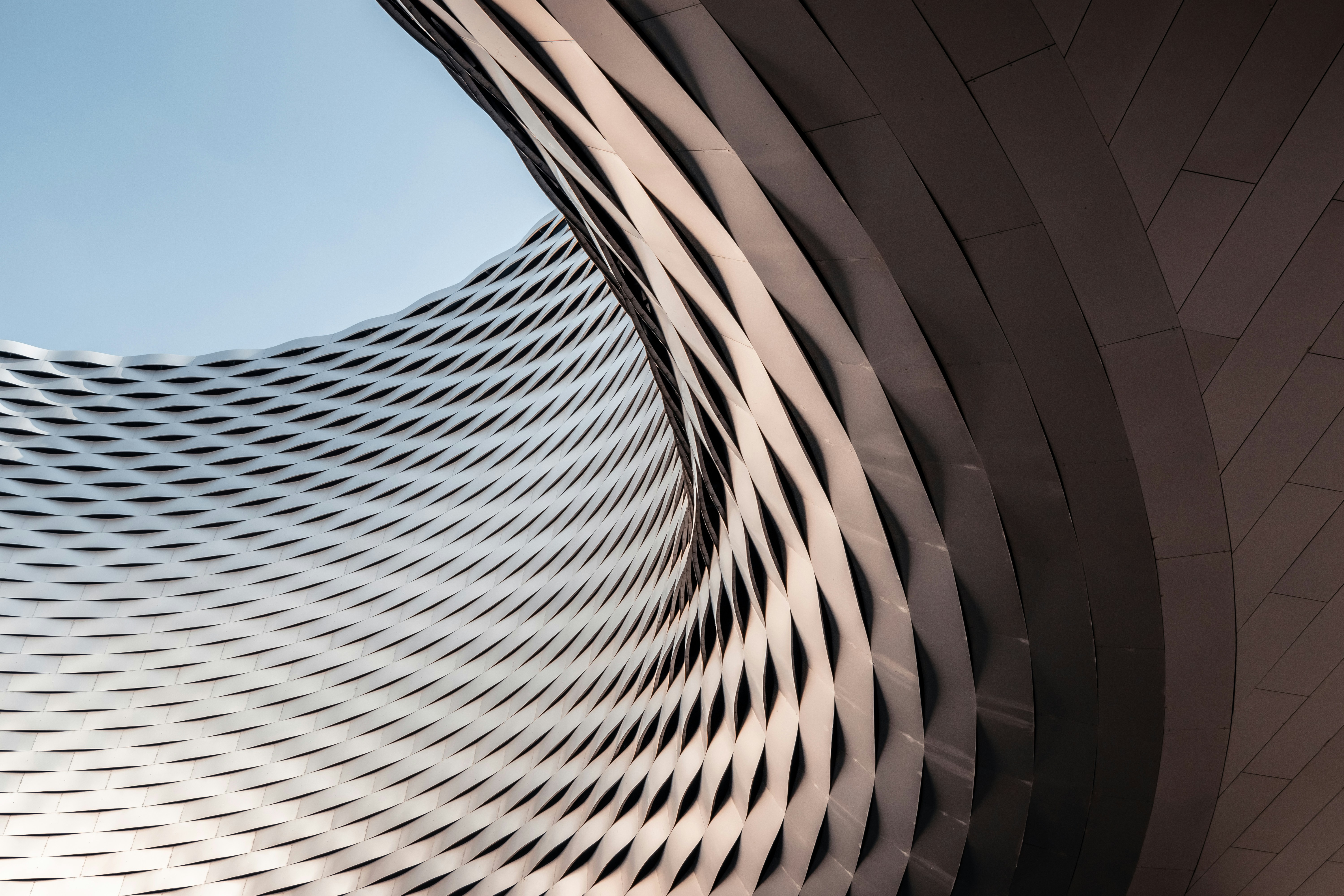Curved Modern Architectural Facade