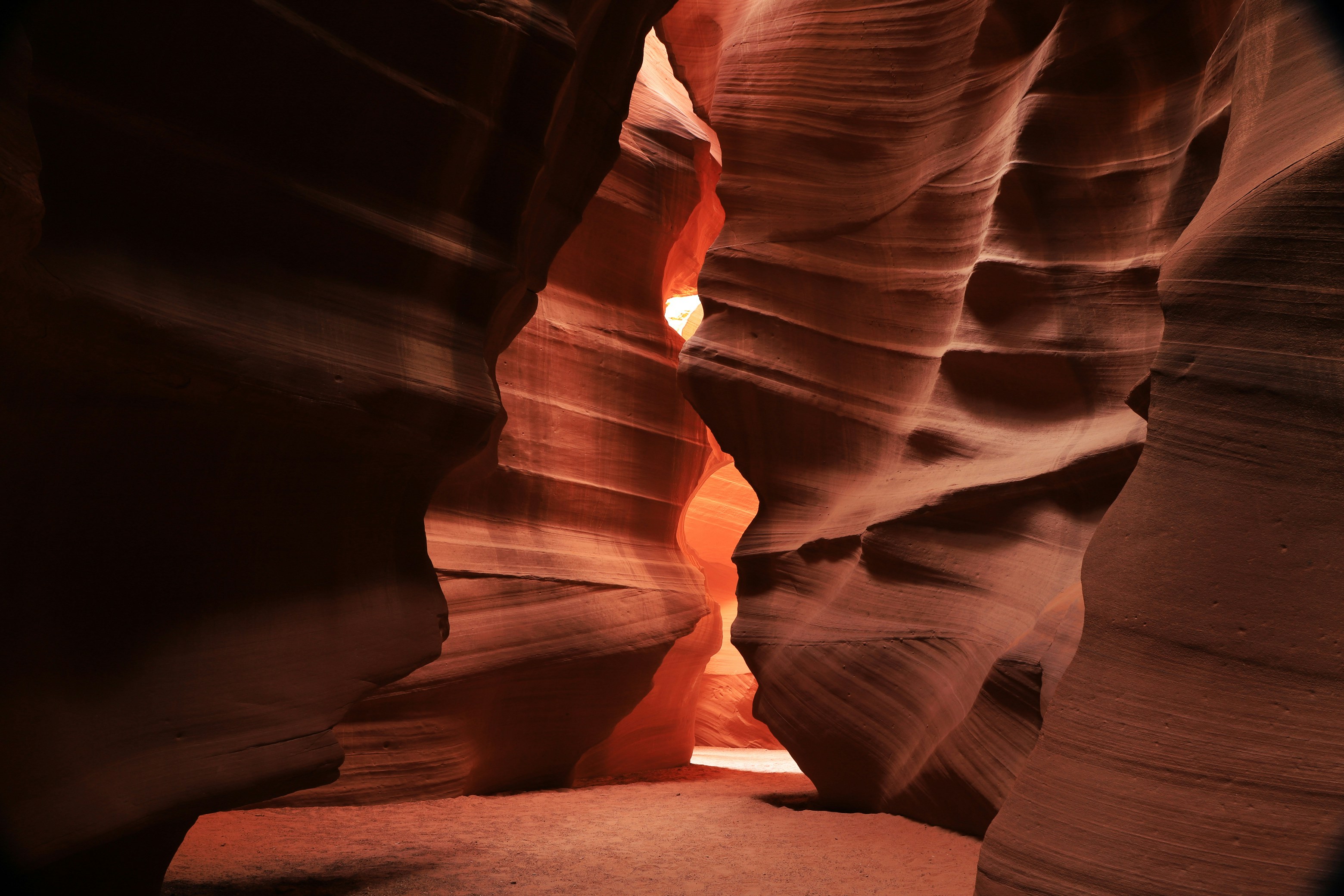 Antelope Canyon Interior View