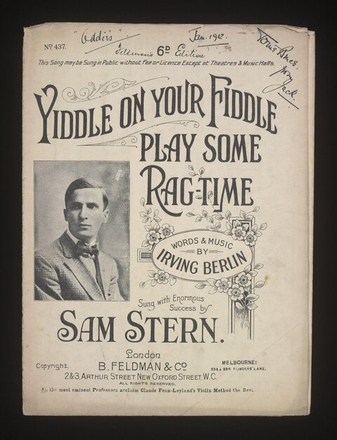 Yiddle On Your Fiddle Sheet Music Cover