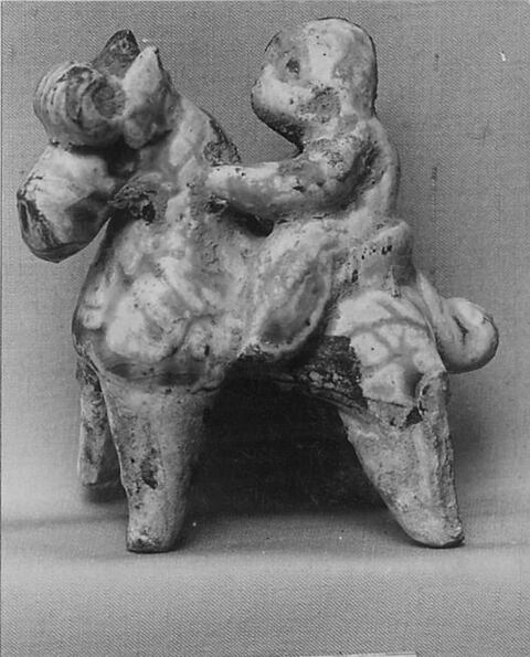 Ancient Pottery Riding Figurine