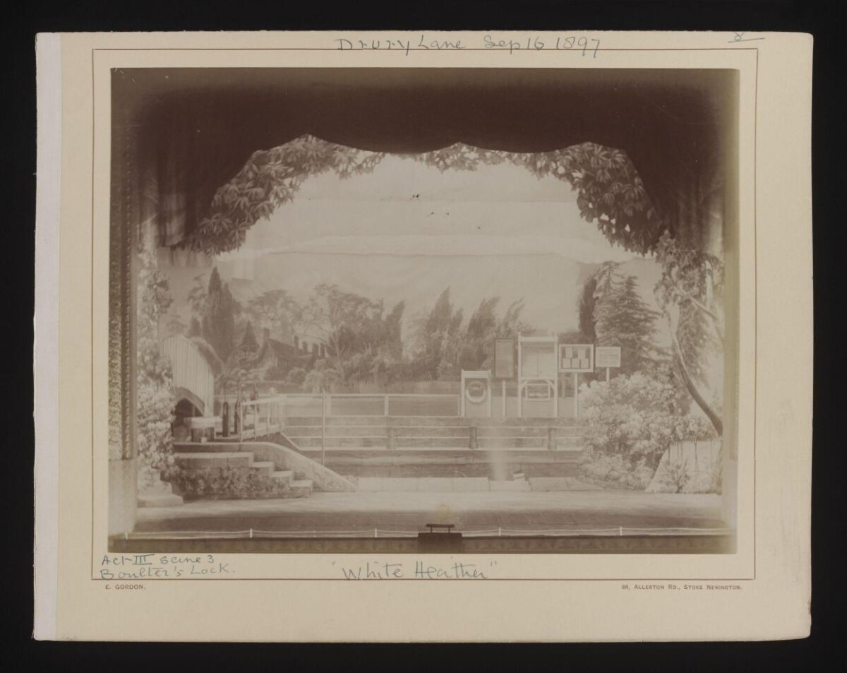 1897 White Heather Theatre Stage Set