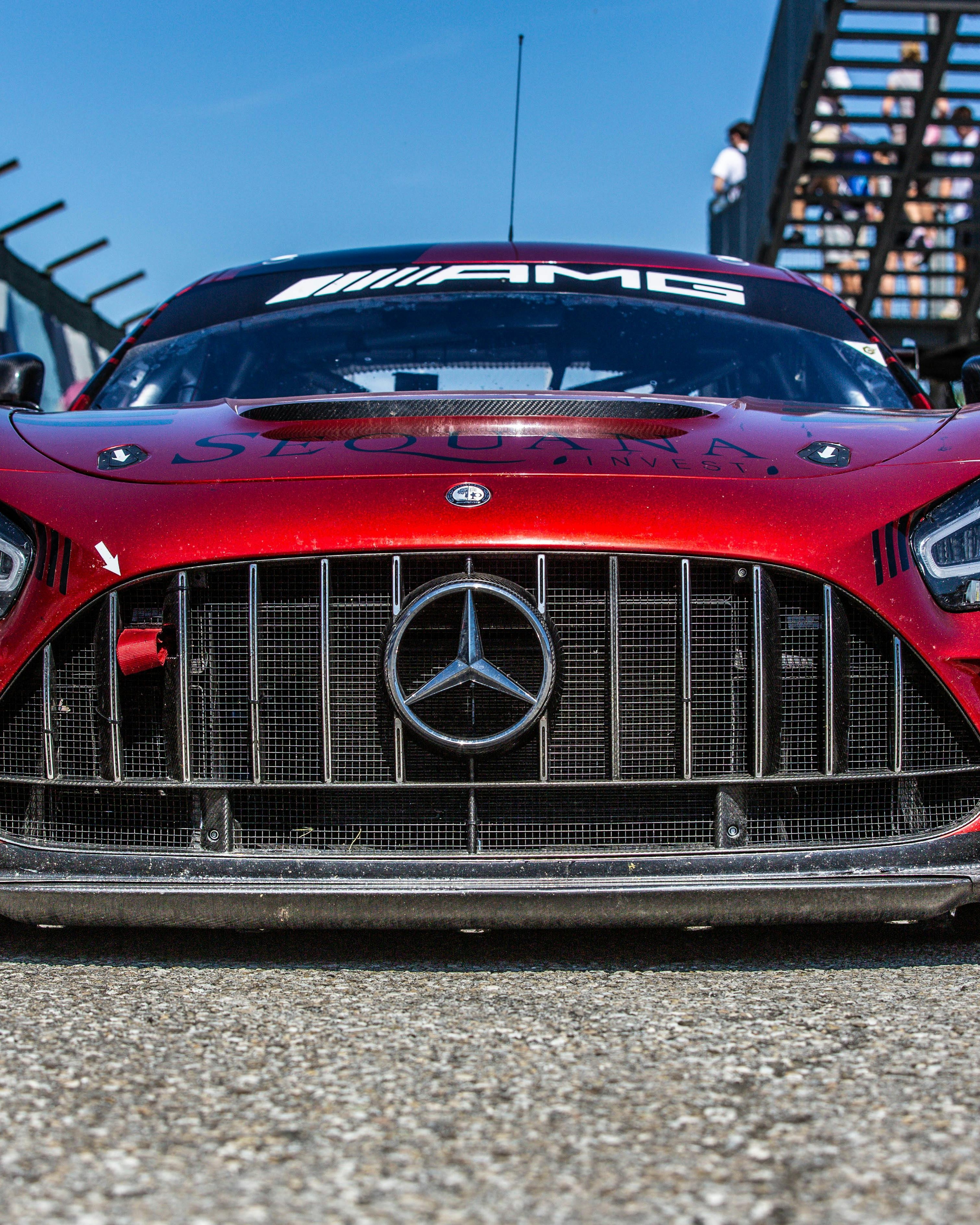 Red Mercedes AMG Race Car