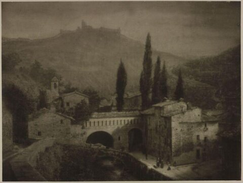 Village and Hilltop Fortress Landscape
