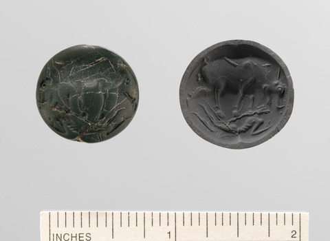 Ancient Engraved Seal and Impression