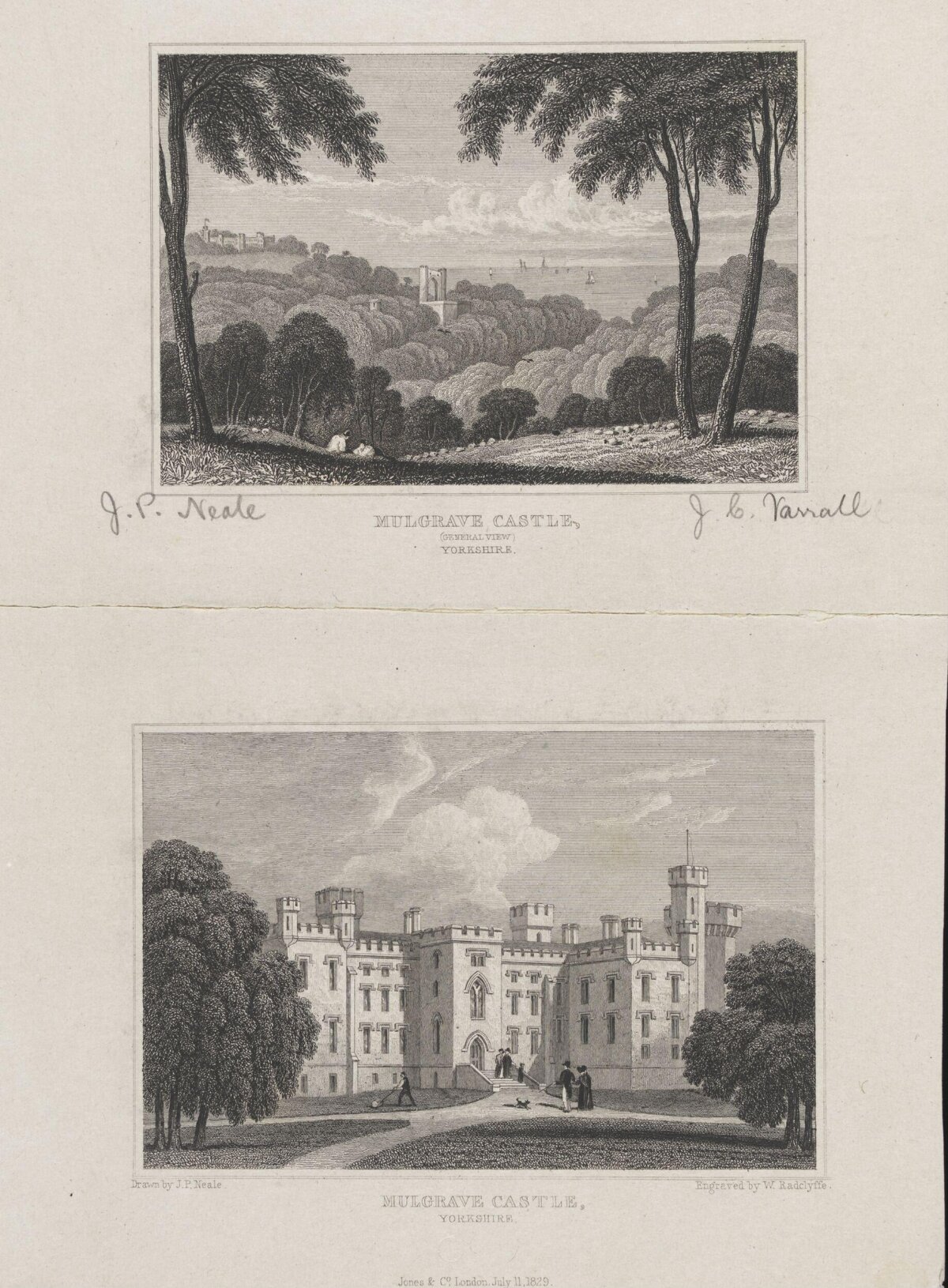 Two Views of Mulgrave Castle