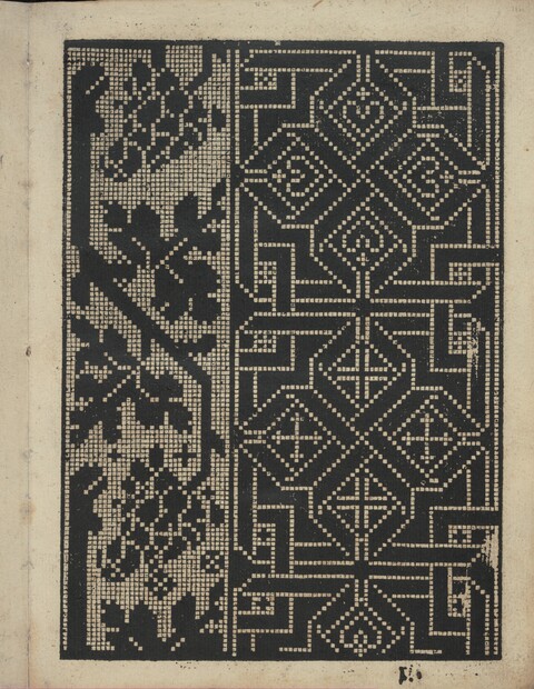 Antique Geometric Cross-Stitch Pattern