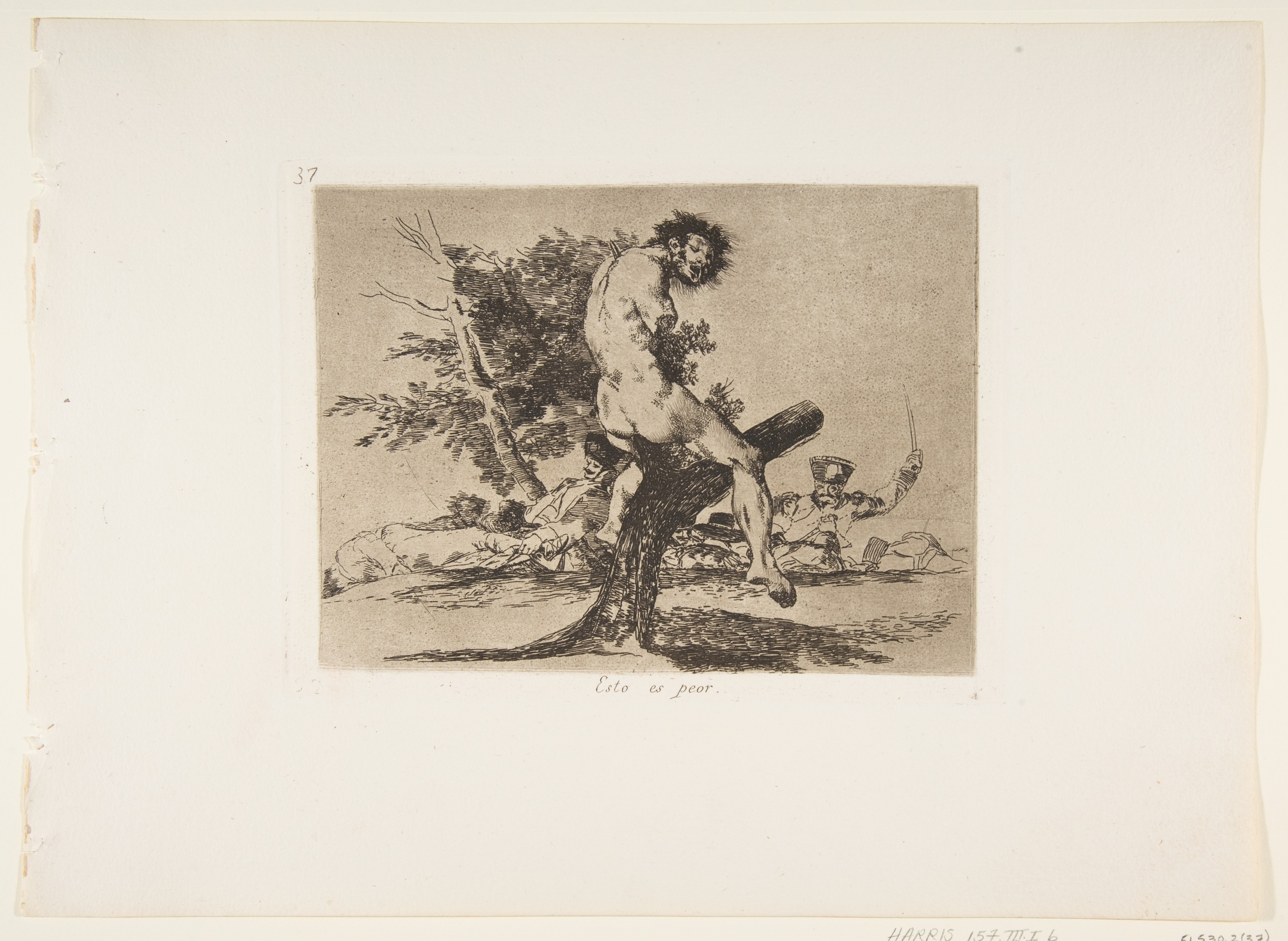This Is Worse Goya Etching