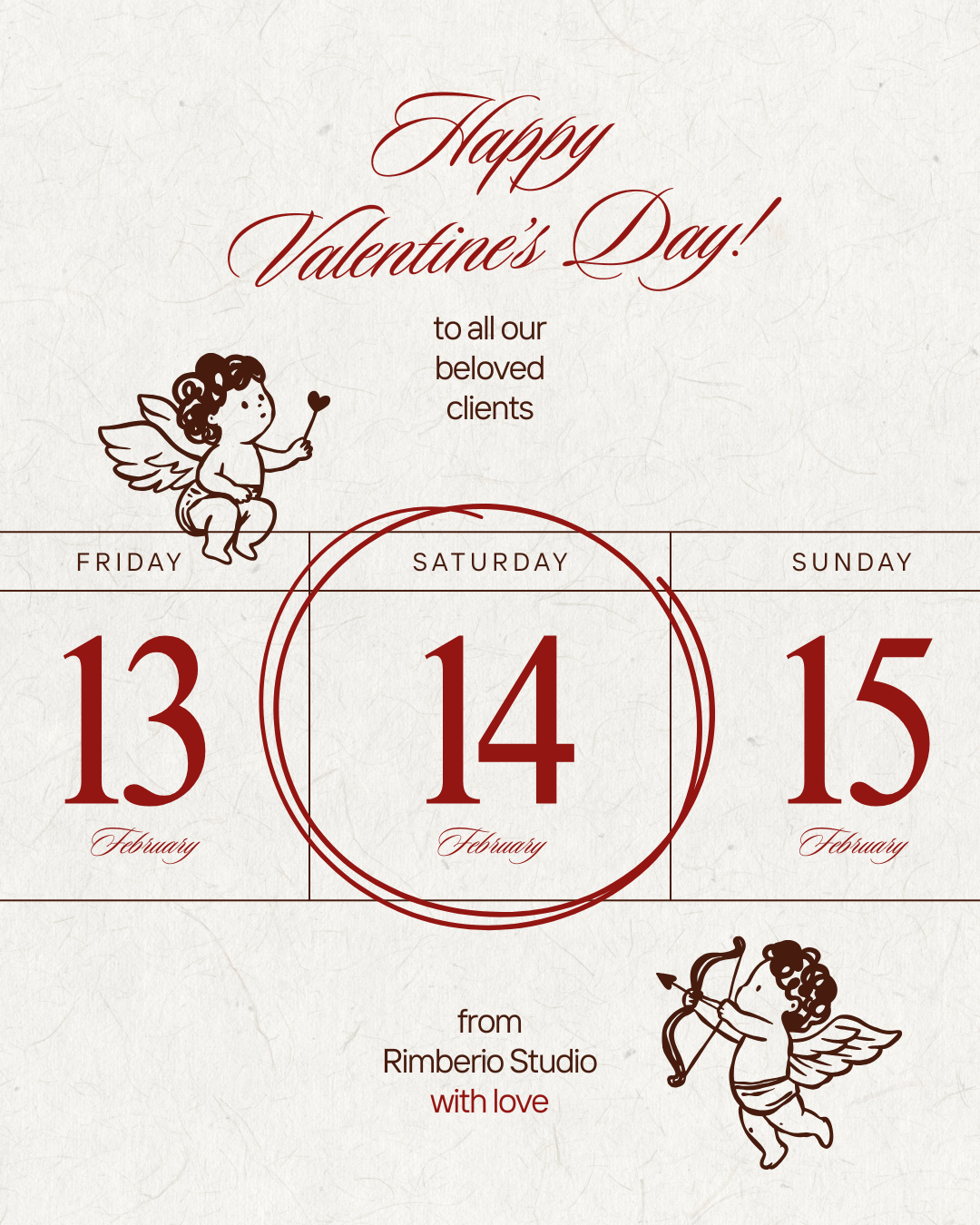 Happy Valentine's Day Greeting Card