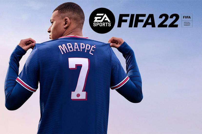 Kylian Mbappé FIFA 22 Cover Art