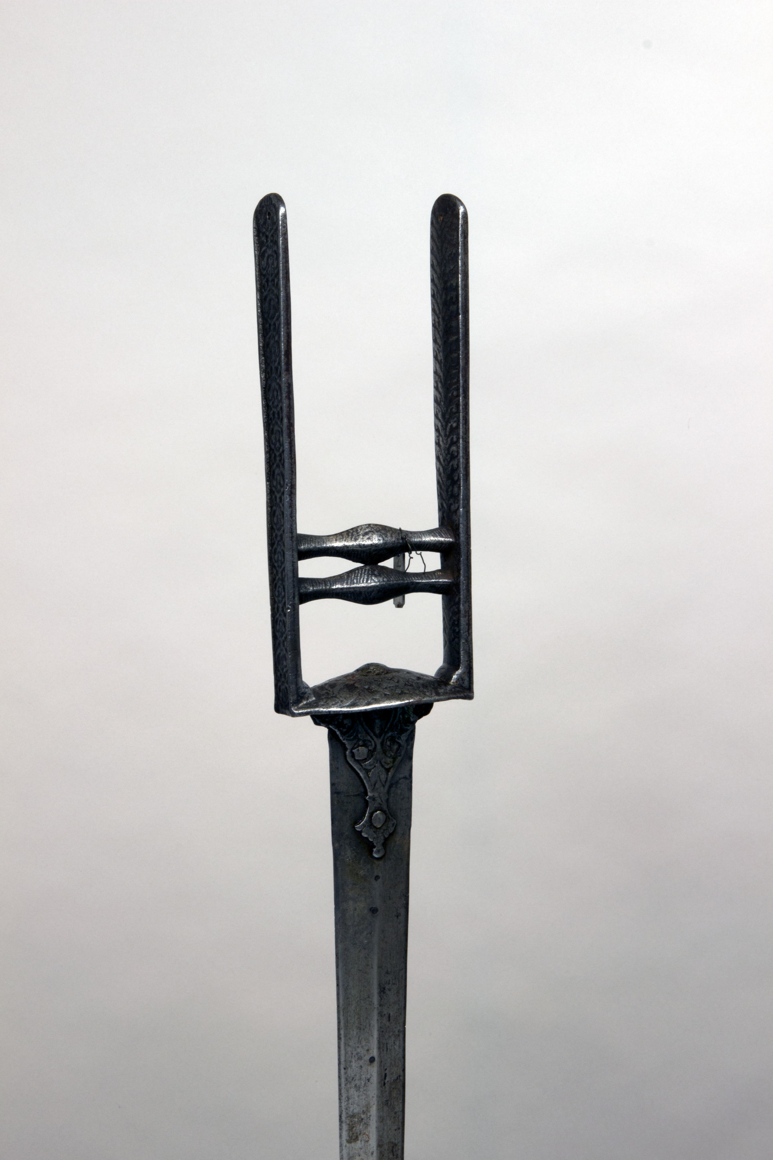 Antique Engraved Steel Sword