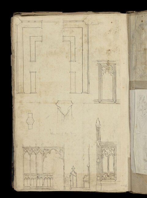 Gothic Architectural Study Sketches