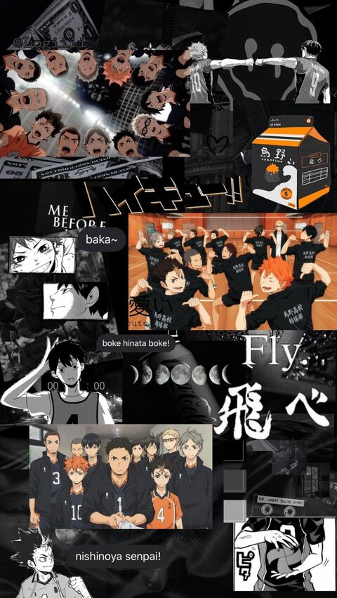 Haikyuu Karasuno Aesthetic Collage