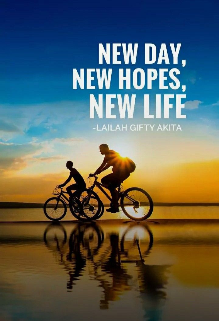 New Day New Life Inspirational Poster