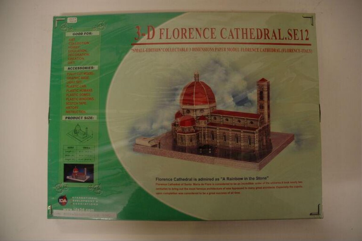Florence Cathedral 3D Model Kit Box