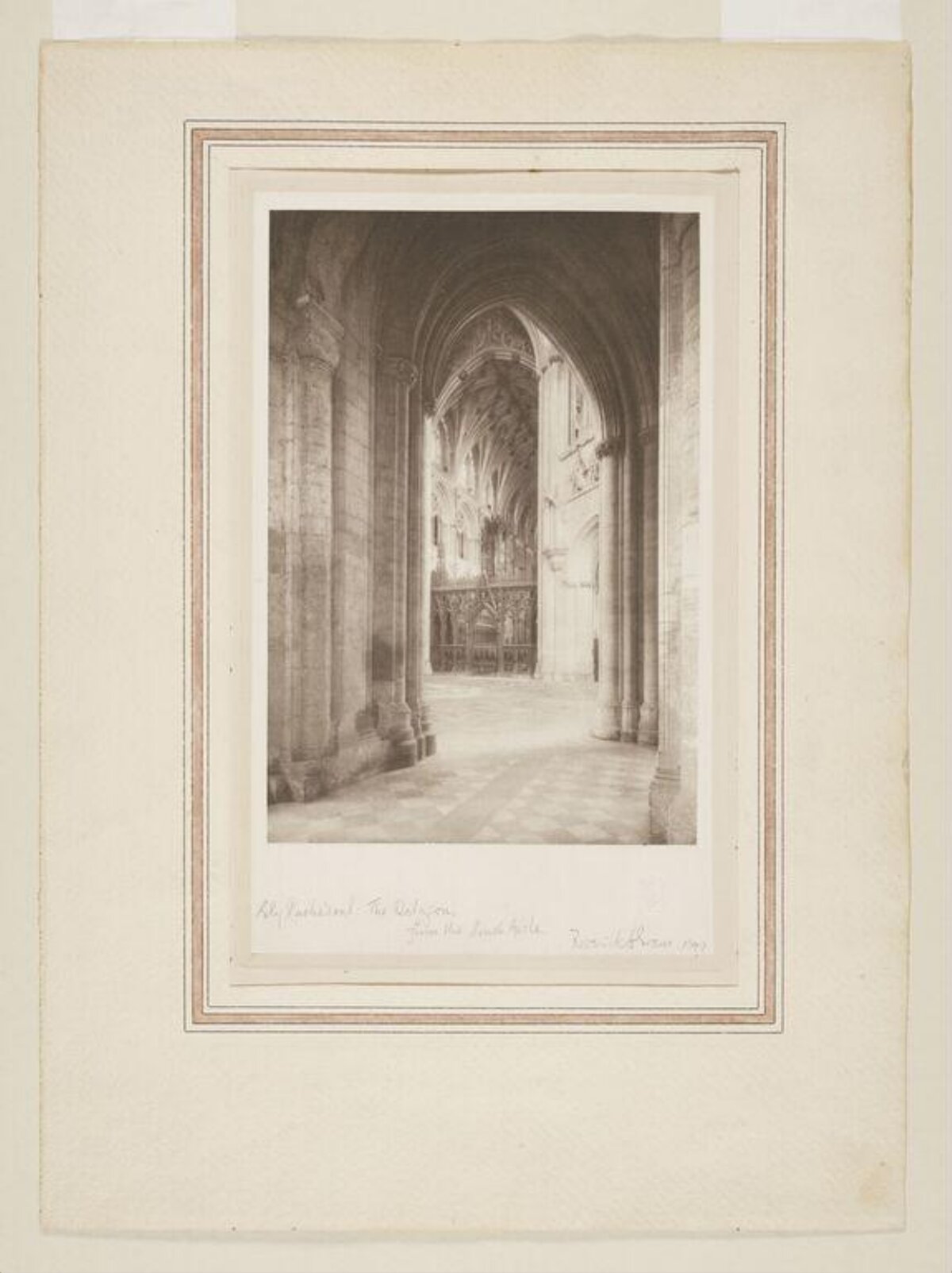 Ely Cathedral Aisle Interior