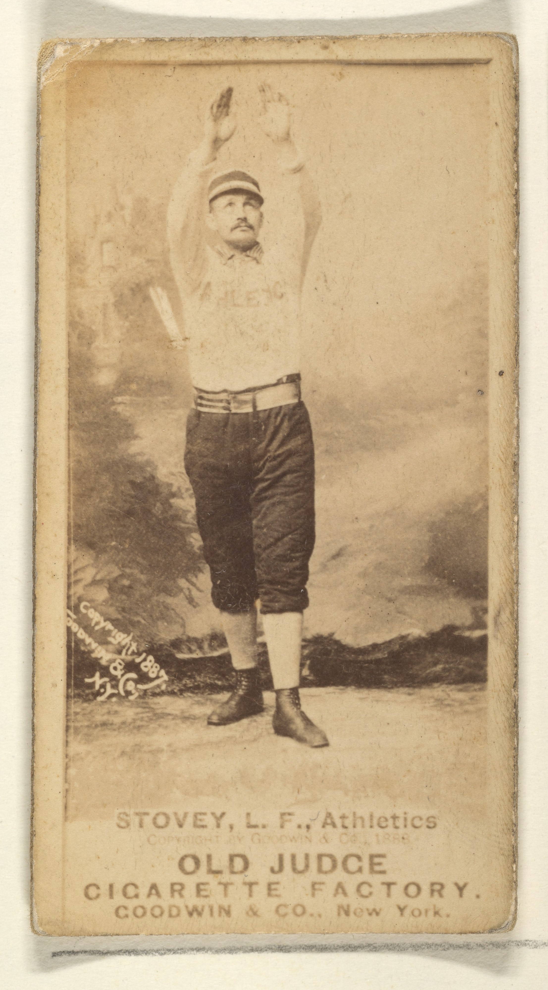 1887 Old Judge Baseball Cigarette Card