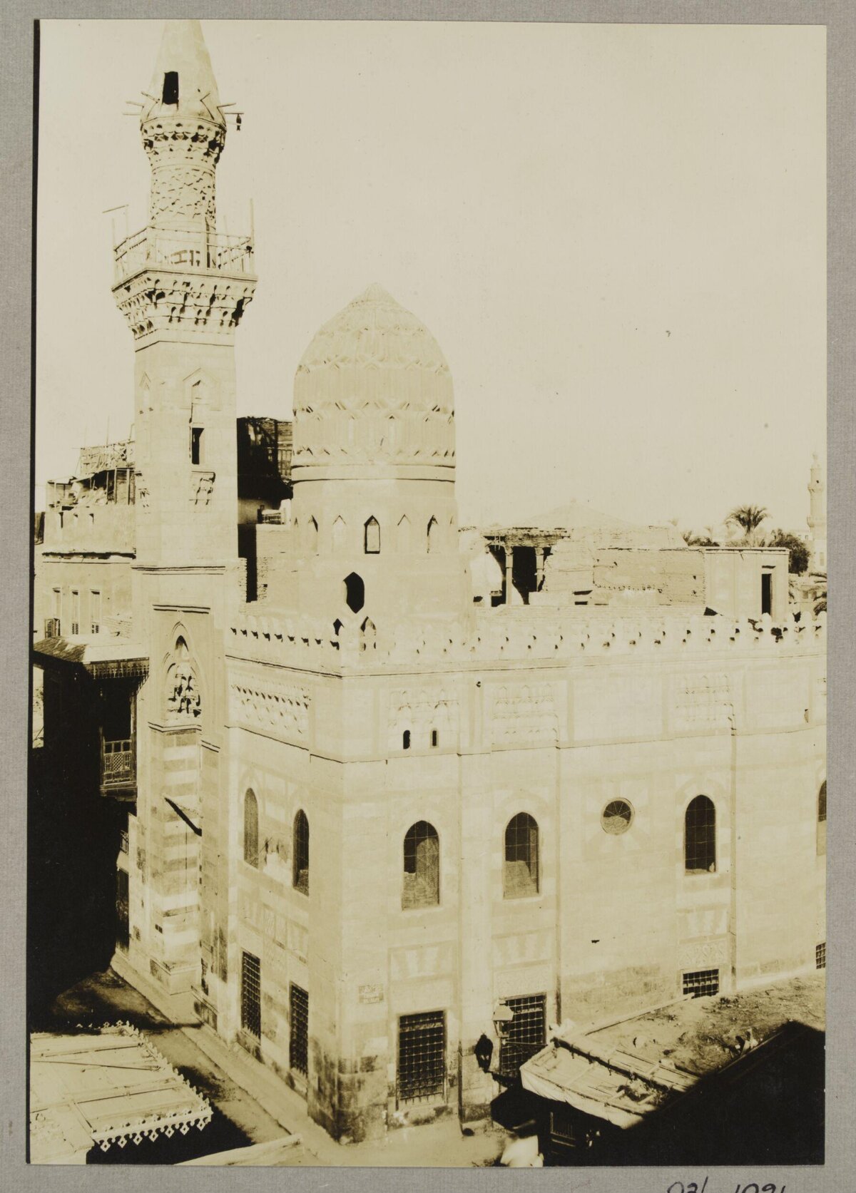 Vintage Photo of Egyptian Mosque
