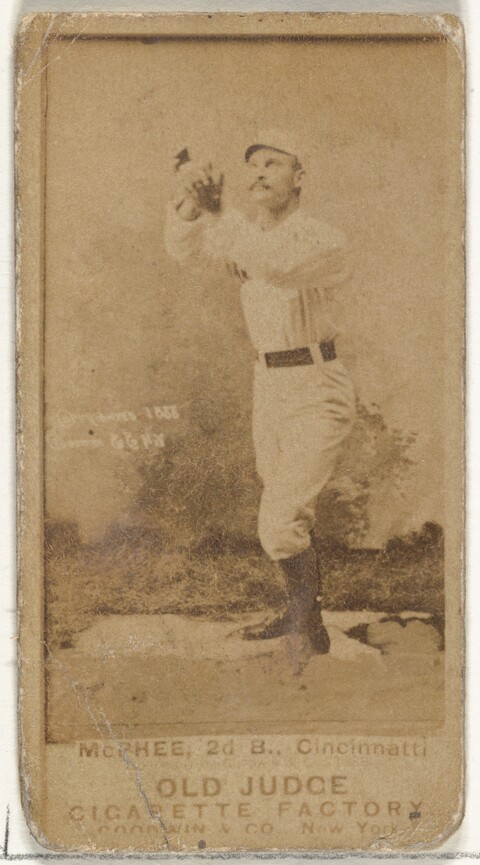 Vintage Cincinnati Baseball Player Cigarette Card