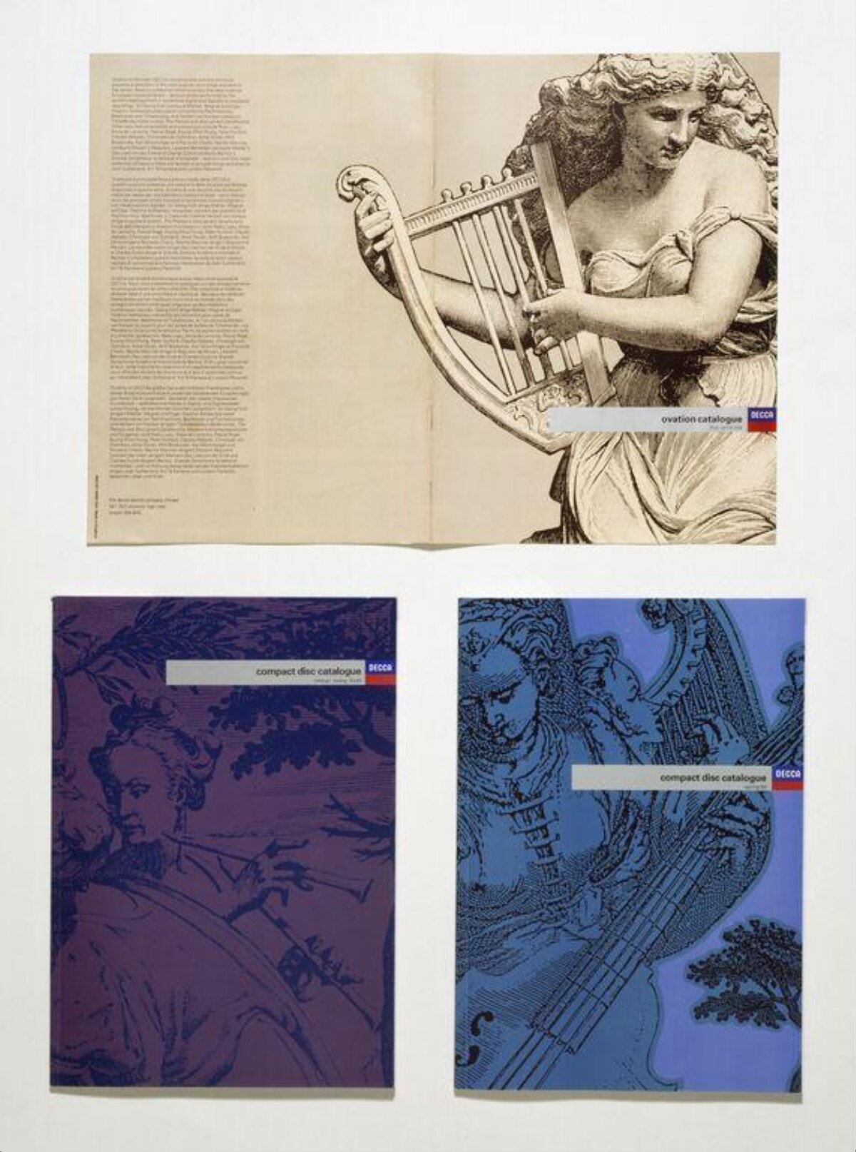 Three Decca CD Catalog Covers