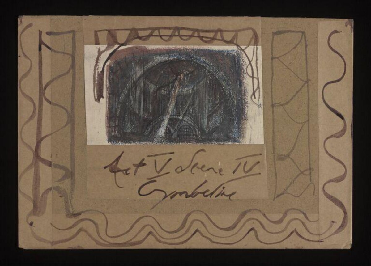 Cymbeline Stage Design Sketch