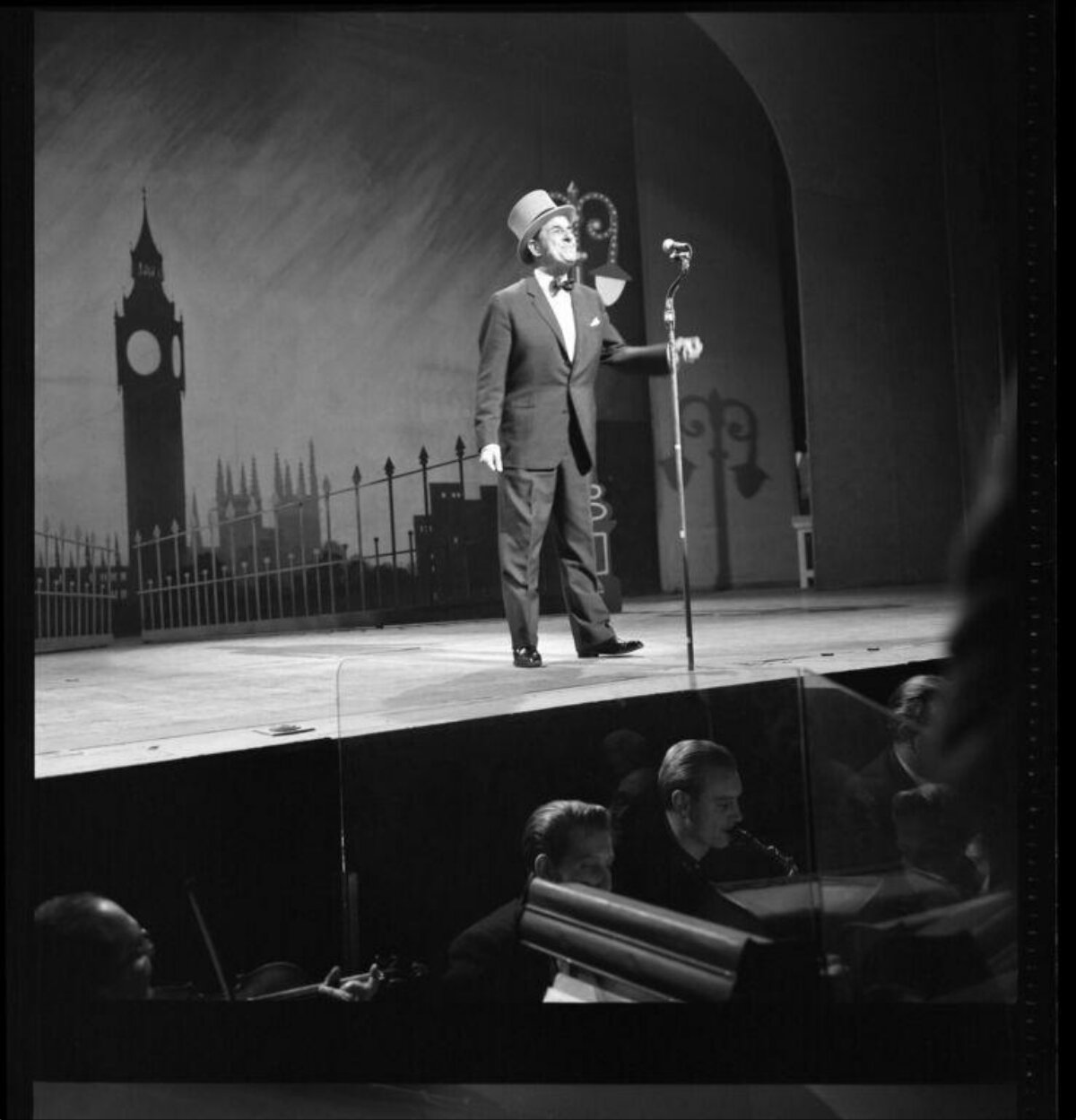 Male Performer on Theater Stage