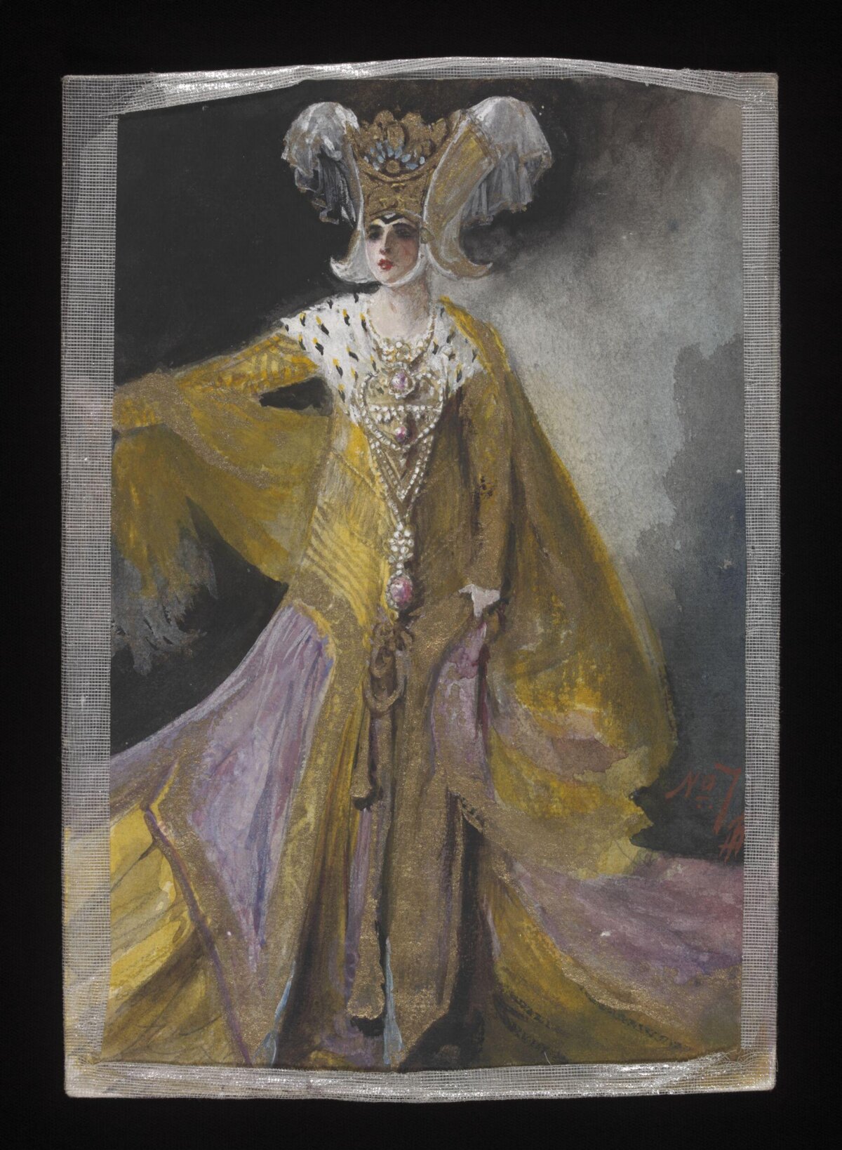 Queen Costume Design Sketch
