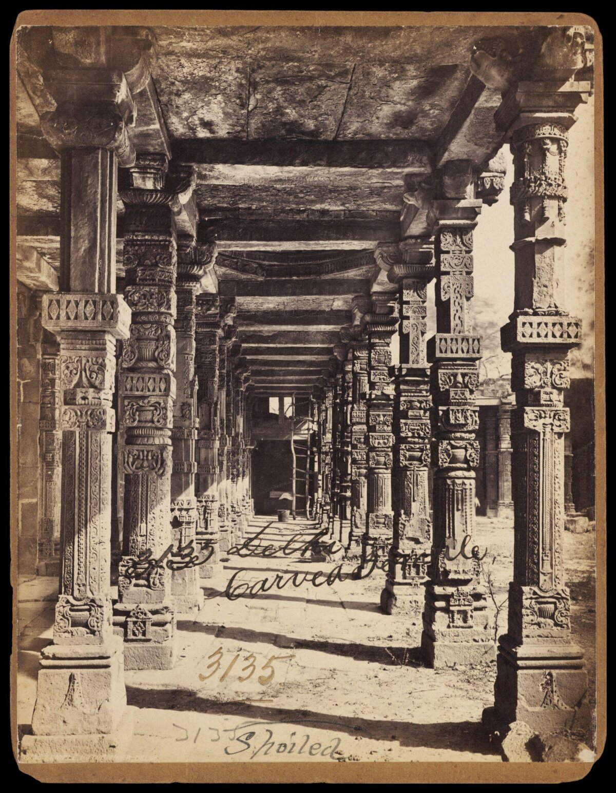 Delhi Carved Stone Colonnade