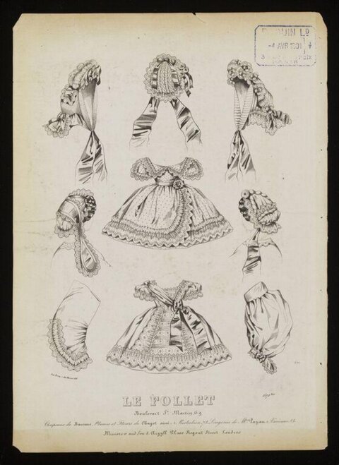 Le Follet Vintage Fashion Illustration