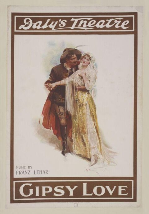 Daly's Theatre Gipsy Love Poster