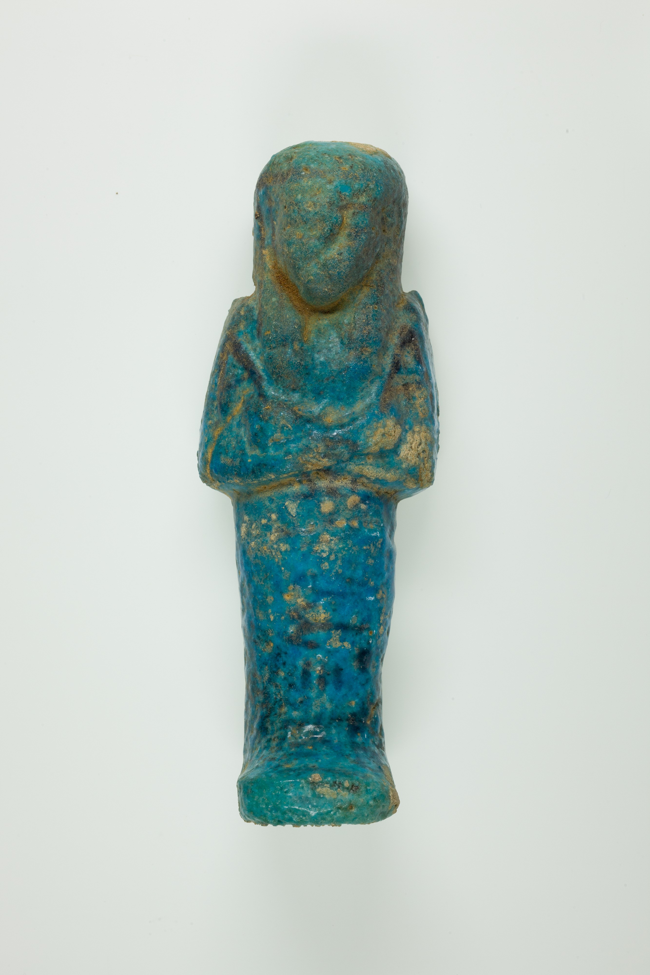 Ancient Egyptian Blue Shabti Figurine