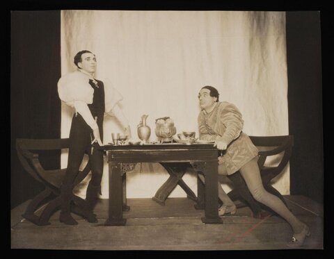 Vintage Stage Performance Scene