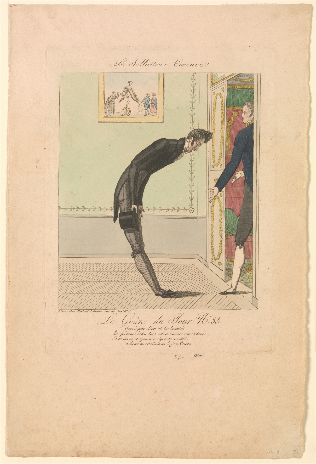The Concave Petitioner Caricature