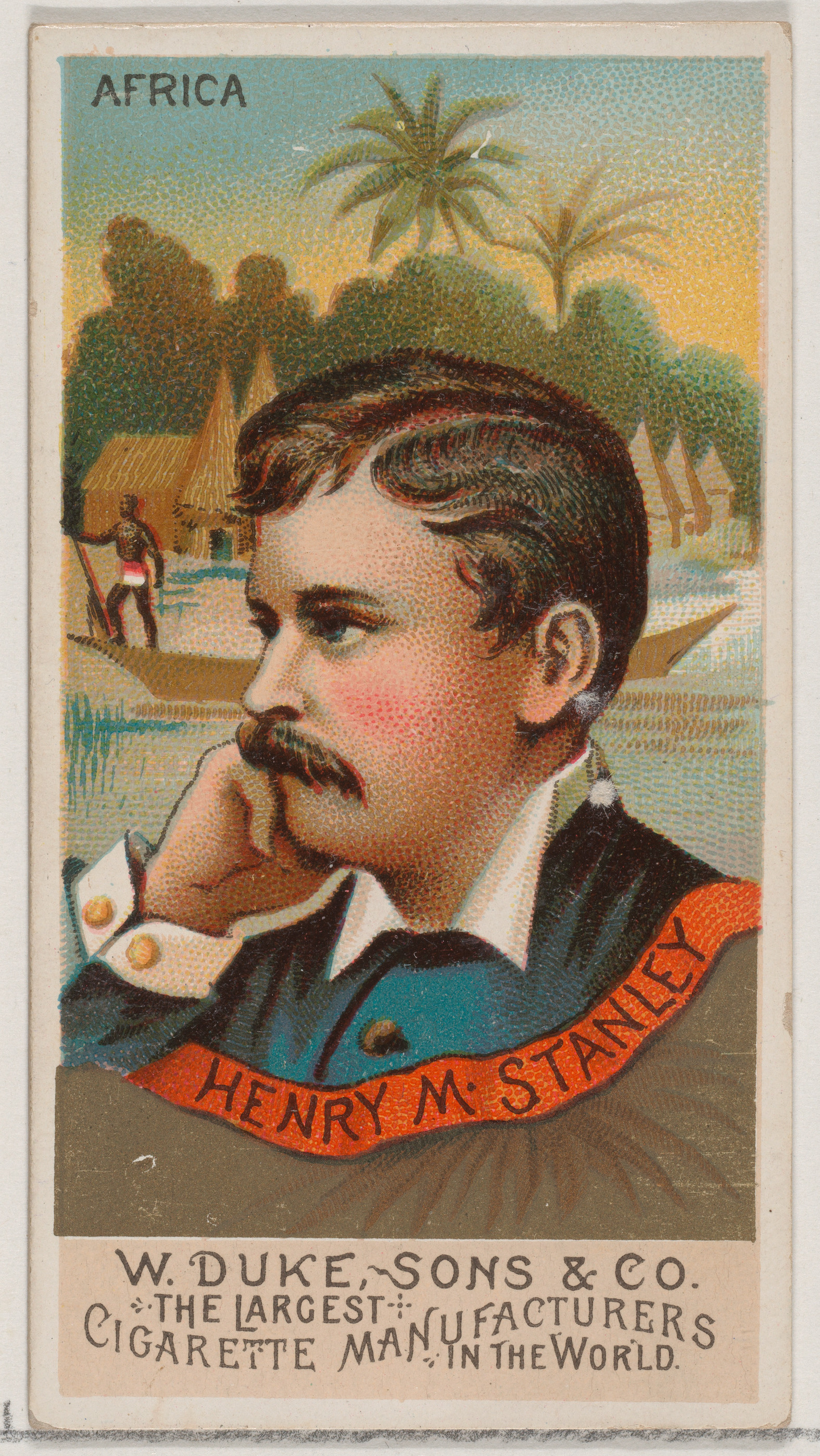 Henry M. Stanley Vintage Cigarette Card