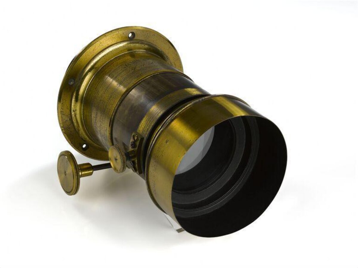 Vintage Brass Camera Lens