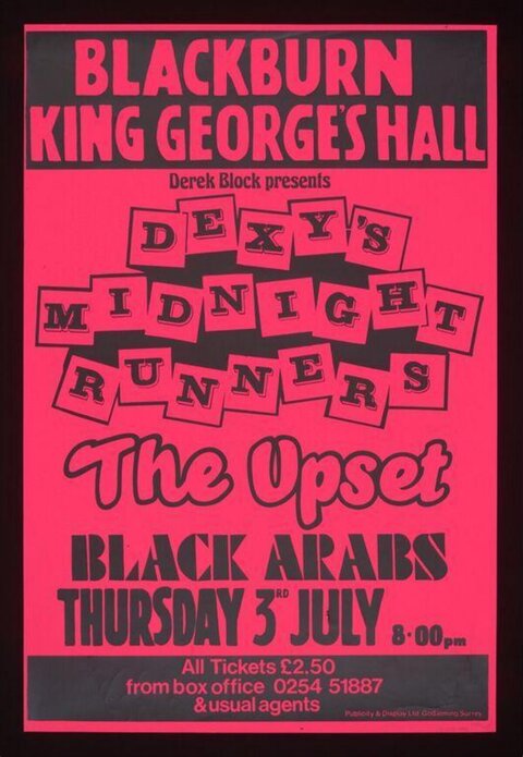 Dexy's Midnight Runners Concert Poster