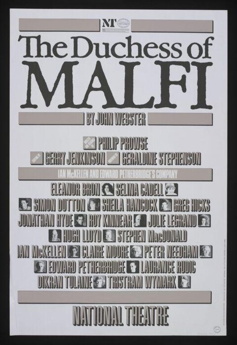The Duchess of Malfi Theatre Poster