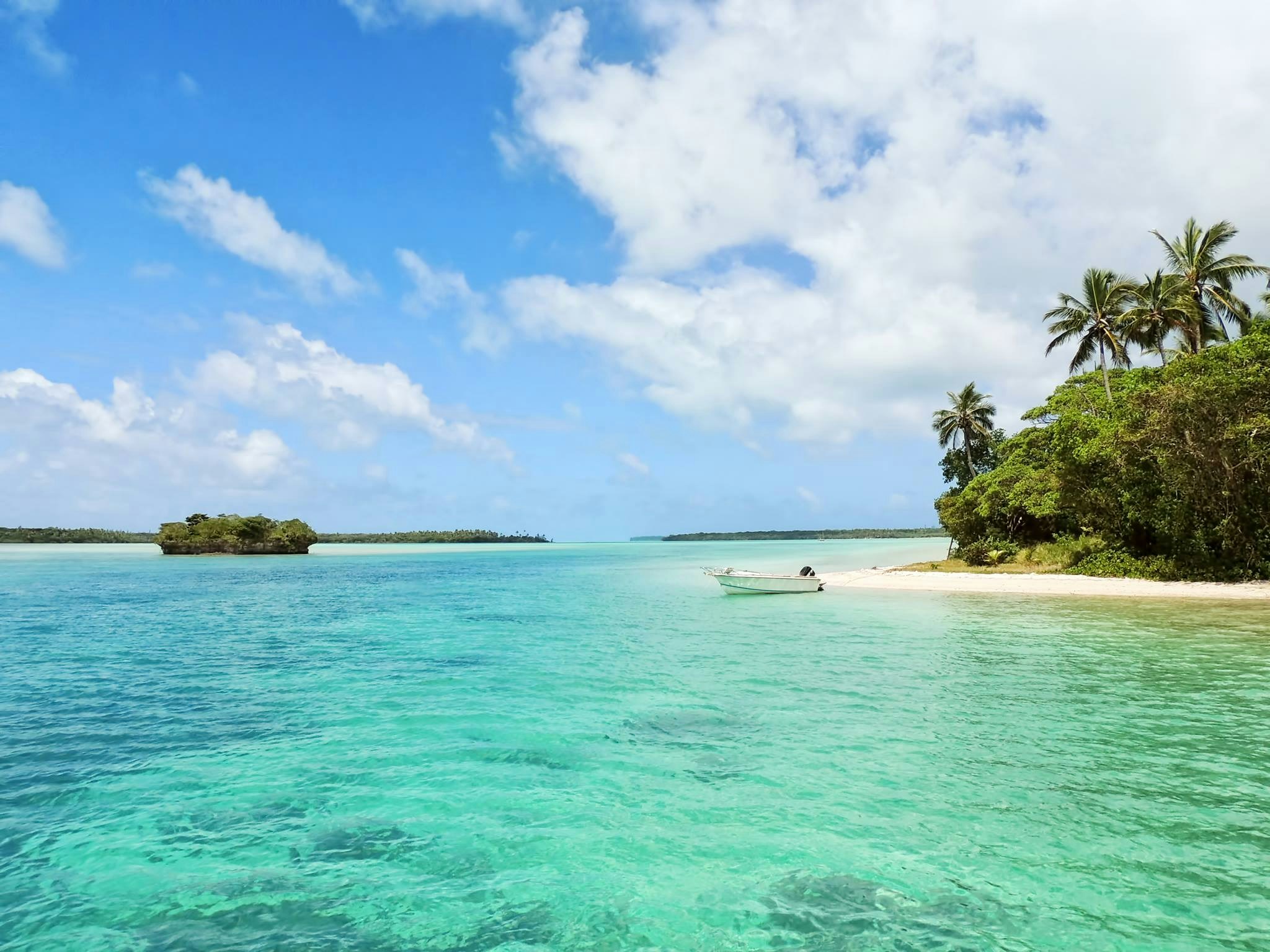 Tropical Lagoon Beach View