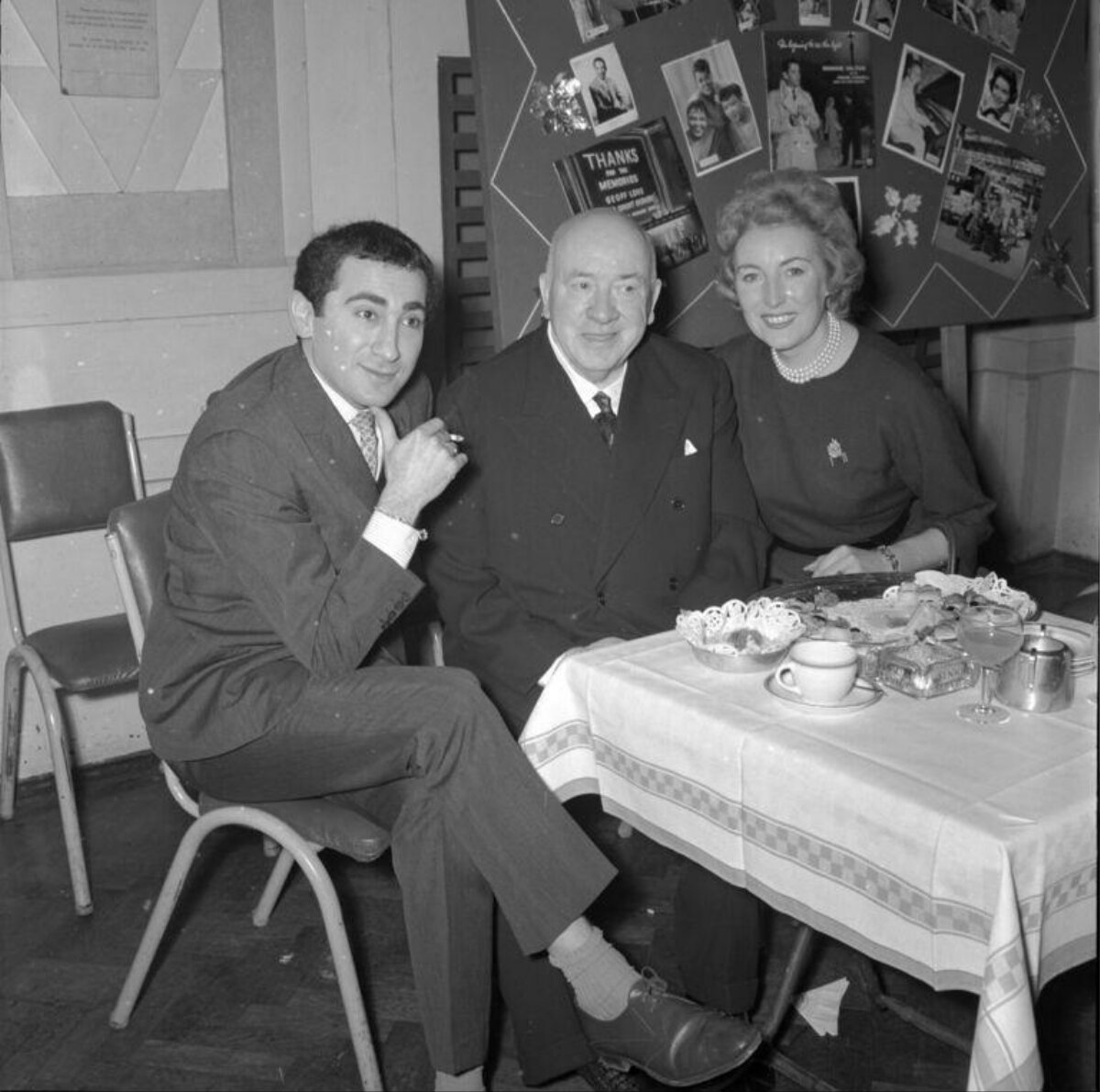 Vintage Photo Of Three People At Table