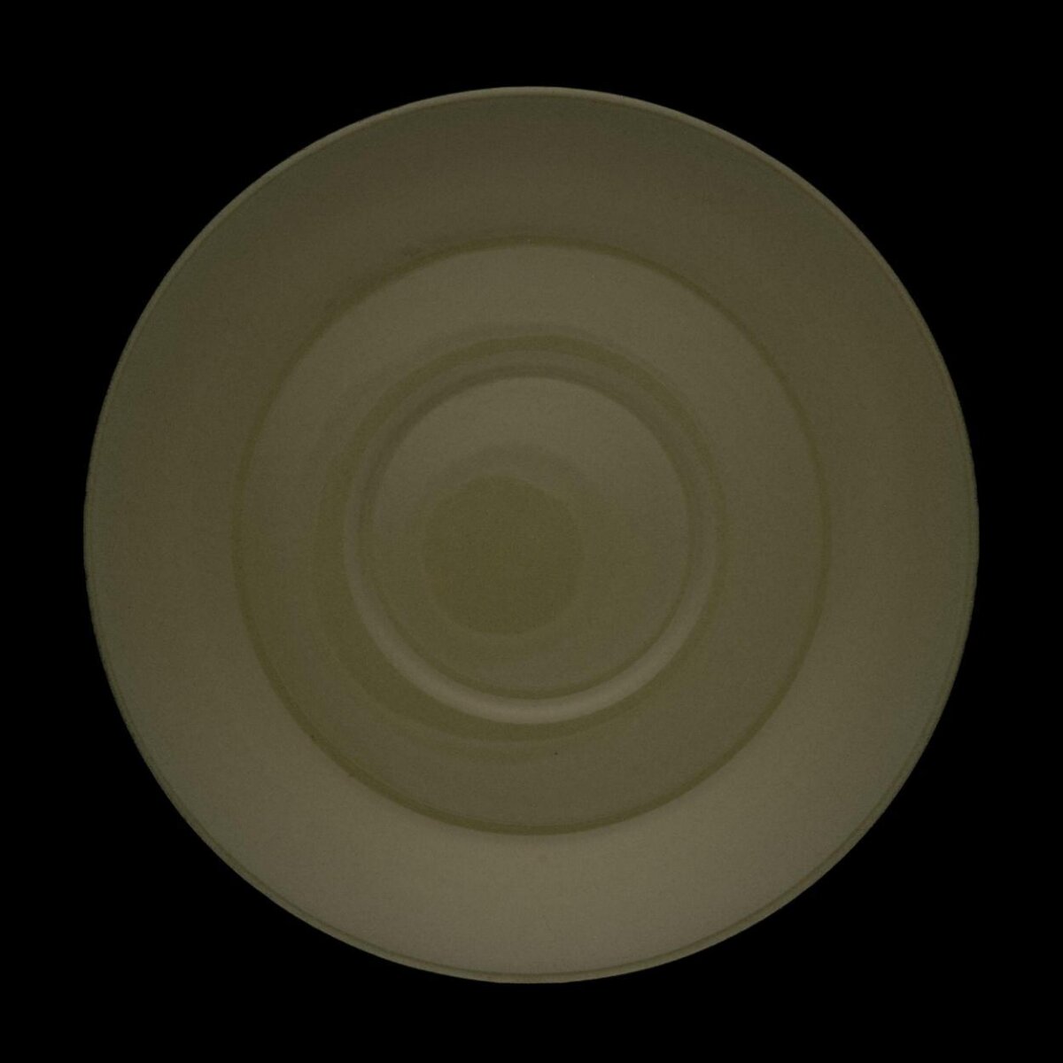 Plain White Ceramic Saucer
