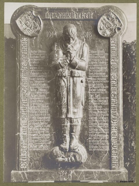 German WWI Fallen Soldiers Memorial